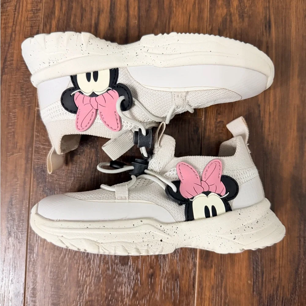 Zara x Disney Minnie Mouse Sneakers: Toddler Sz 7, EU 24 EUC - Picture 1 of 5
